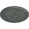 Ekena Millwork Temple Ceiling Medallion (Fits Canopies up to 9 1/4"), 24"OD x 1 5/8"P, Athenian Green Crackle CM24TEAGC - alternate 3